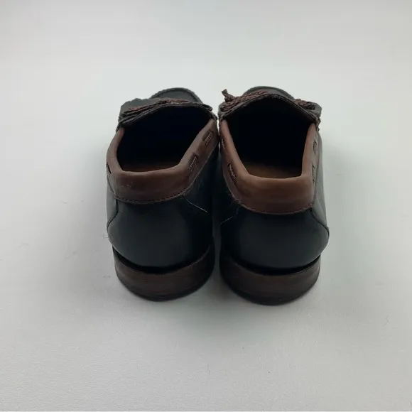 Allen Edmonds Woodstock Leather Black Brown Loafers Shoes Mens Size 11 D