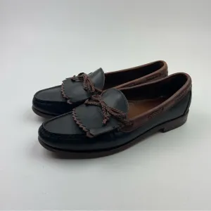 Allen Edmonds Woodstock Leather Black Brown Loafers Shoes Mens Size 11 D