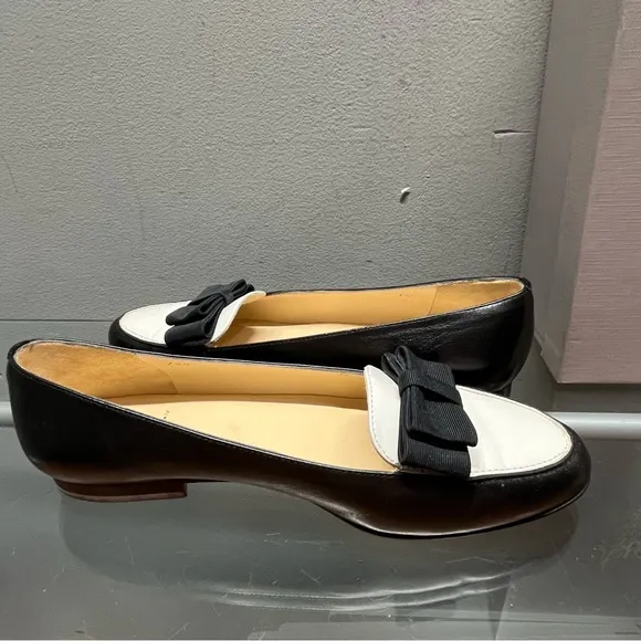 Amalfi Women's Black and White Loafers