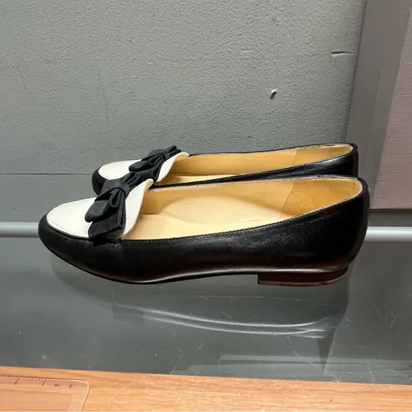 Amalfi Women's Black and White Loafers