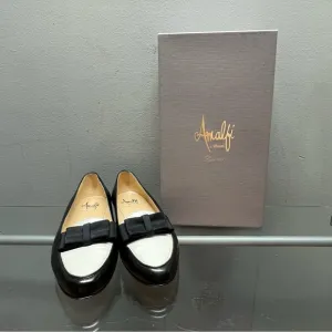 Amalfi Women's Black and White Loafers