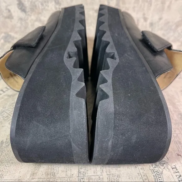 American Eagle Bandstand 90s slip in platform shoes