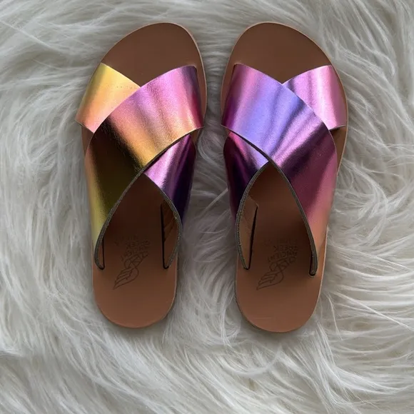 Ancient Greek Sandals Little Thais Soft Vachetta