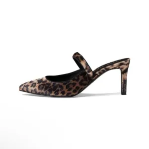 Anne Klein Cheetah Print Rubee Mules Shoes sandels