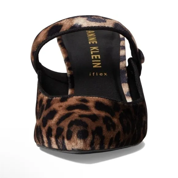Anne Klein Cheetah Print Rubee Mules Shoes sandels