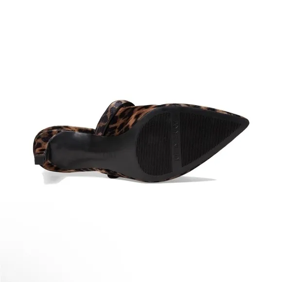 Anne Klein Cheetah Print Rubee Mules Shoes sandels