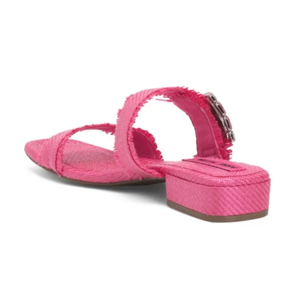 ANNE KLEIN Raffia Lillie Sandals