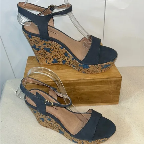 Anthropologie Arden Cork Platform Sandals (S4)