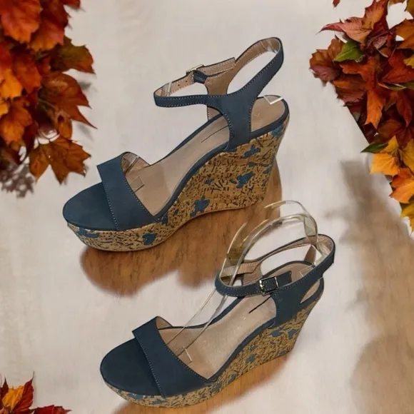 Anthropologie Arden Cork Platform Sandals (S4)