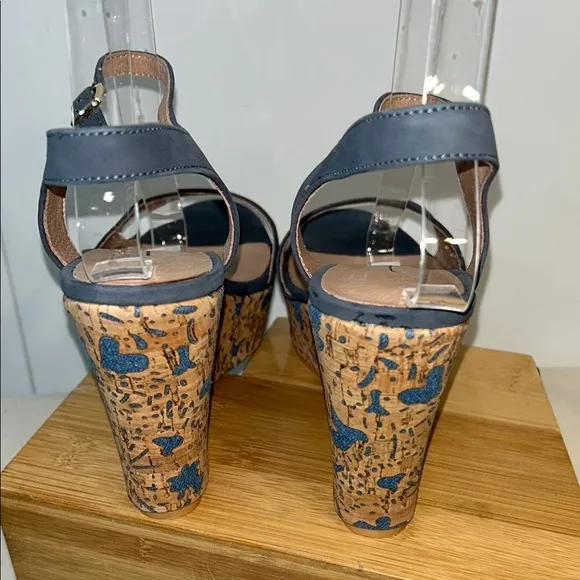 Anthropologie Arden Cork Platform Sandals (S4)
