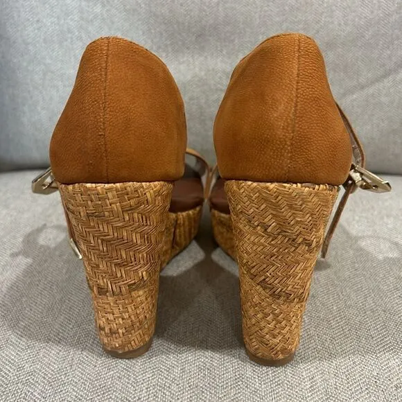 Anthropologie brand Matt Bernson Platform Sandals sz 8