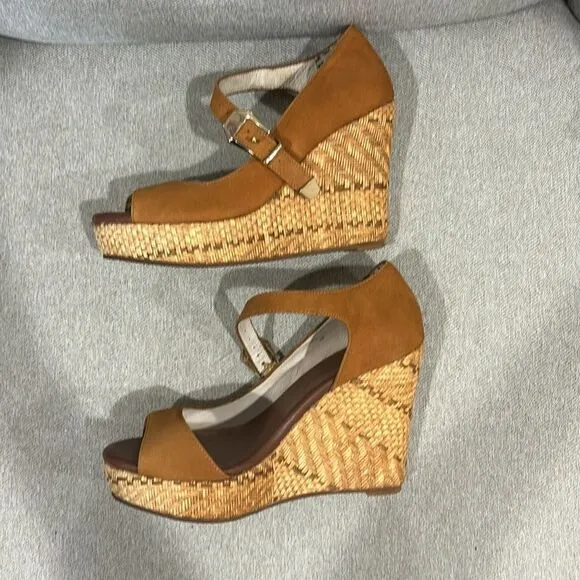 Anthropologie brand Matt Bernson Platform Sandals sz 8