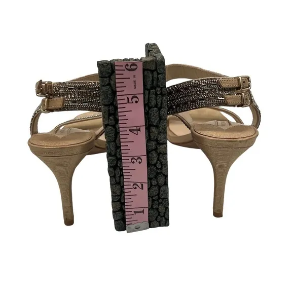 Antonio Melani Haelee Rhinestone High Heel Sandals Size 8 Women’s