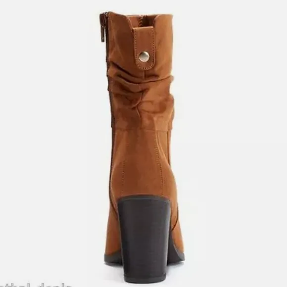 Apt 9 Fabiola Ruched Pleated Ankle Booties EUC