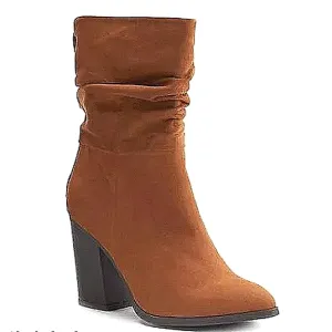 Apt 9 Fabiola Ruched Pleated Ankle Booties EUC