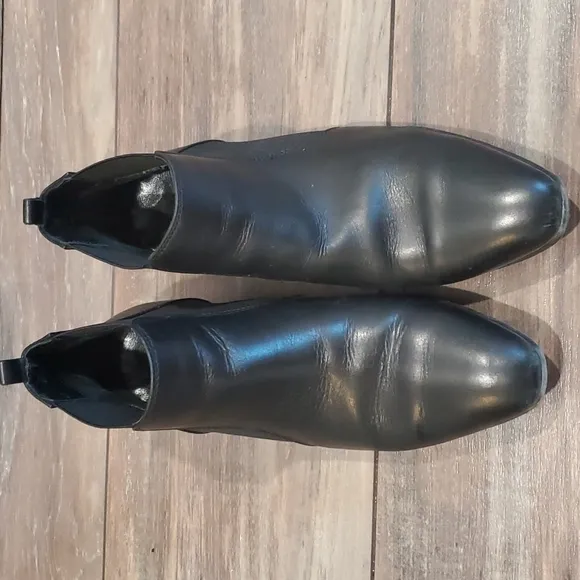 Aquatalia ankle leather boots heels shoes