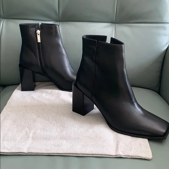 Aquatalia Emilee Leather Weatherproof Bootie