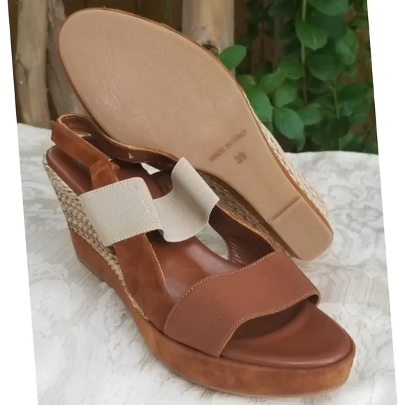 Aquatalia  Russell &amp; Bromley wedge sandals