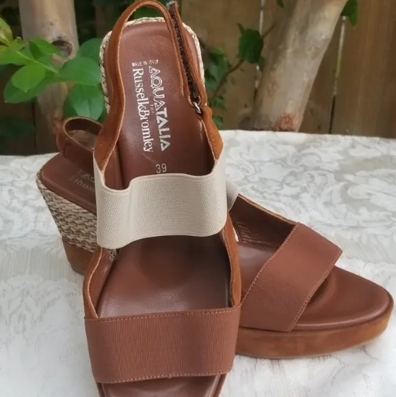 Aquatalia  Russell &amp; Bromley wedge sandals