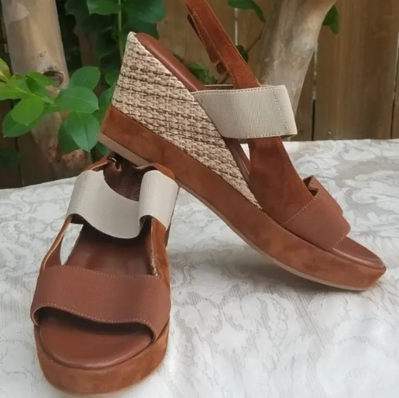 Aquatalia  Russell &amp; Bromley wedge sandals