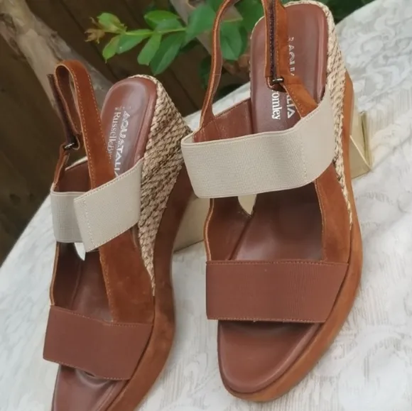 Aquatalia  Russell &amp; Bromley wedge sandals