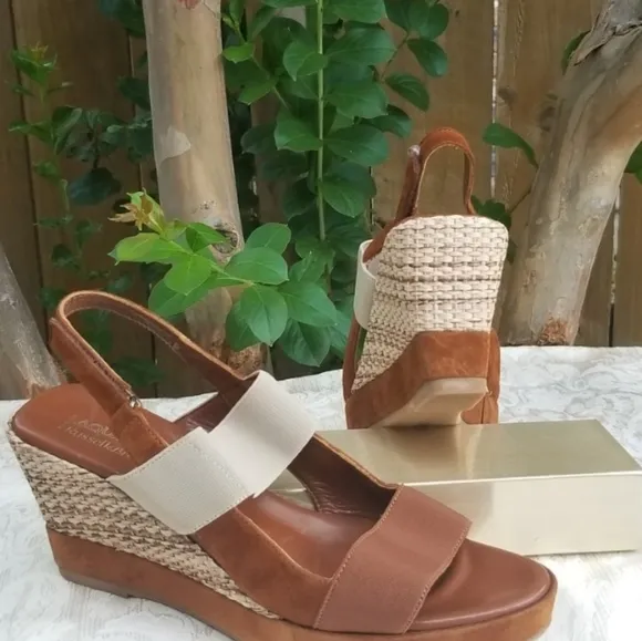 Aquatalia  Russell &amp; Bromley wedge sandals