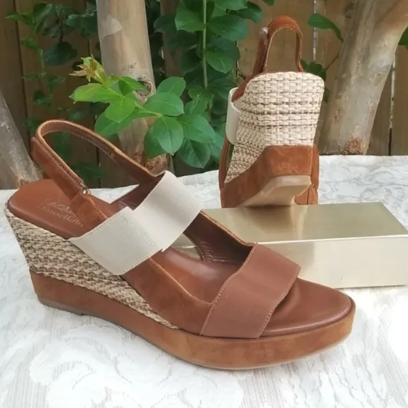 Aquatalia  Russell &amp; Bromley wedge sandals