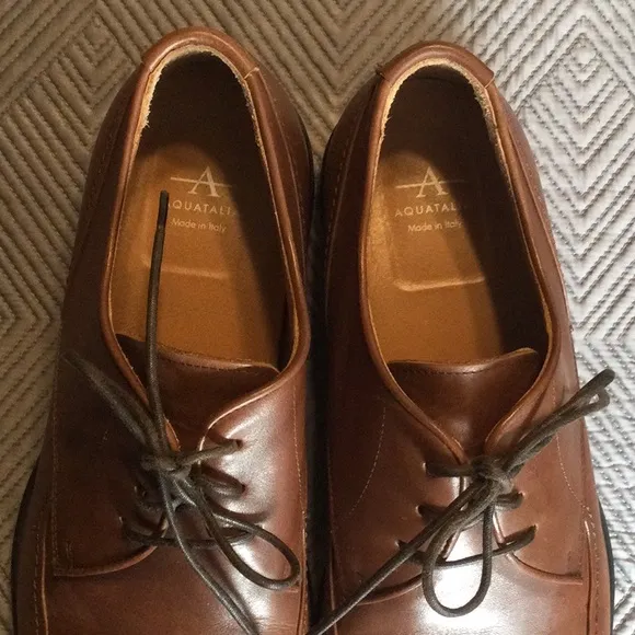 Aquatalia size 11 brown shoes for men