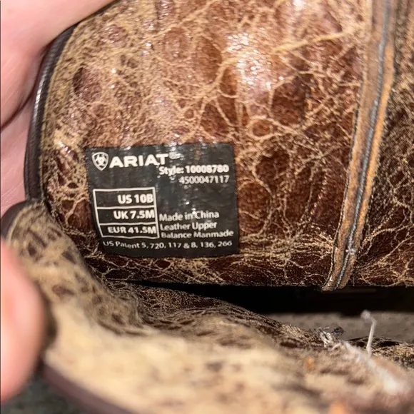 Ariat Daliah Brown Western Cowboy Boots
