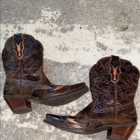Ariat Daliah Brown Western Cowboy Boots