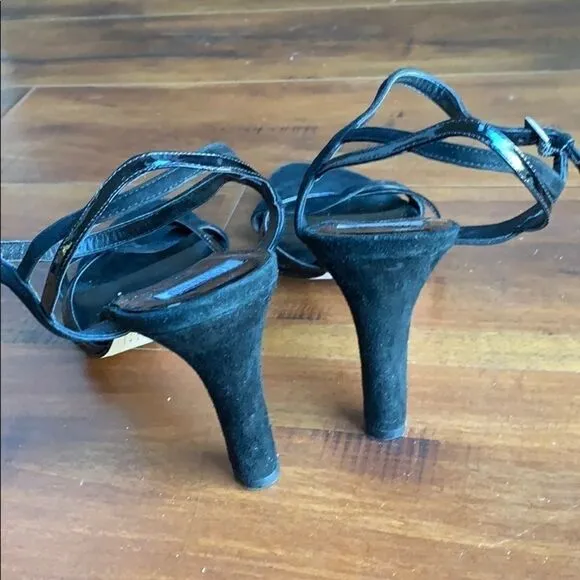 𝅺ARTURO Chiang Patent Suede High Heel Sandal Shoes
