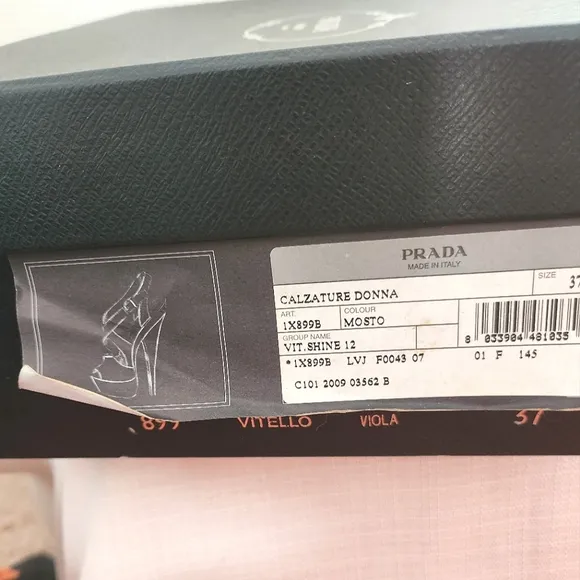 Authentic Prada shoes