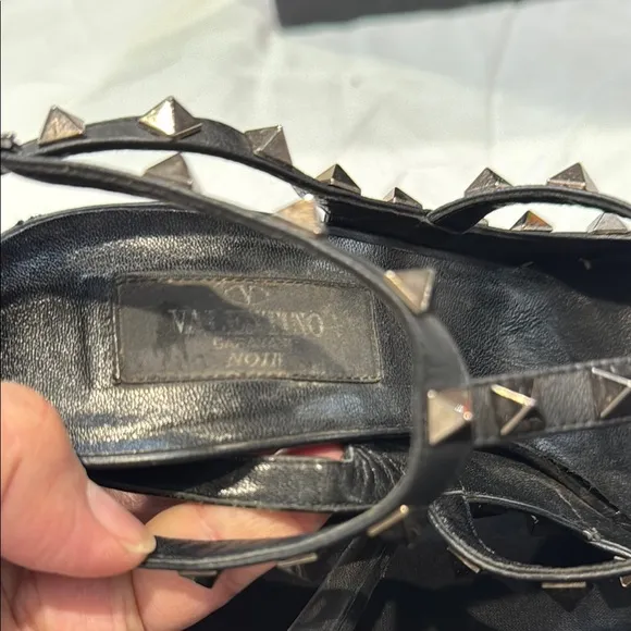 Authentic Valentino Garavani Noir Studded Women's Heels