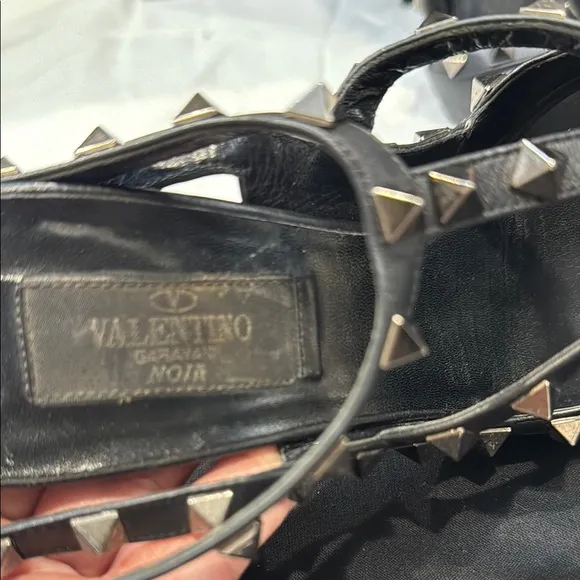 Authentic Valentino Garavani Noir Studded Women's Heels