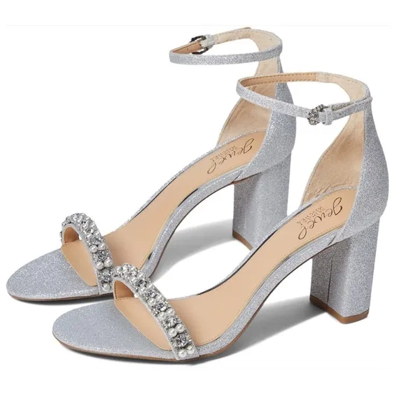 Badgley mischka Alyssa Block Heel Sandals