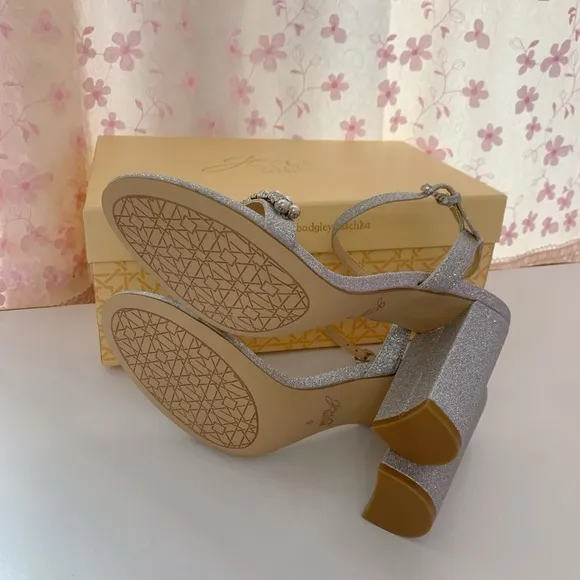 Badgley mischka Alyssa Block Heel Sandals