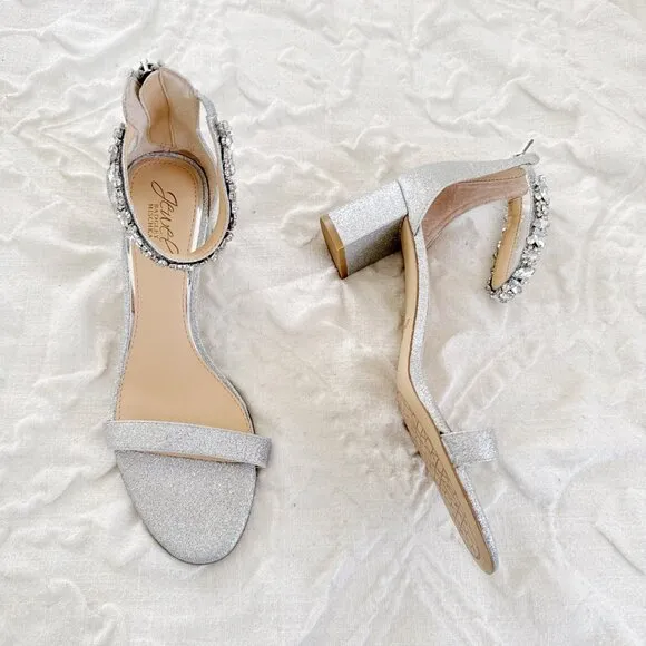 Badgley Mischka Catalina Block Heel Size 9