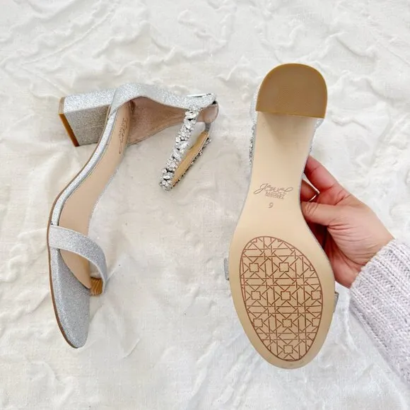 Badgley Mischka Catalina Block Heel Size 9