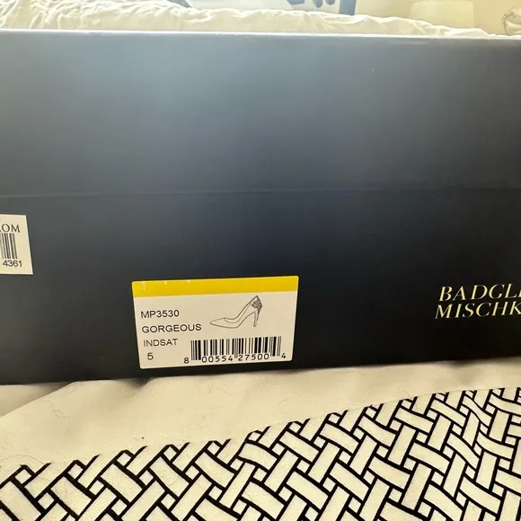 BADGLEY MISCHKA GORGEOUS Navy Heels