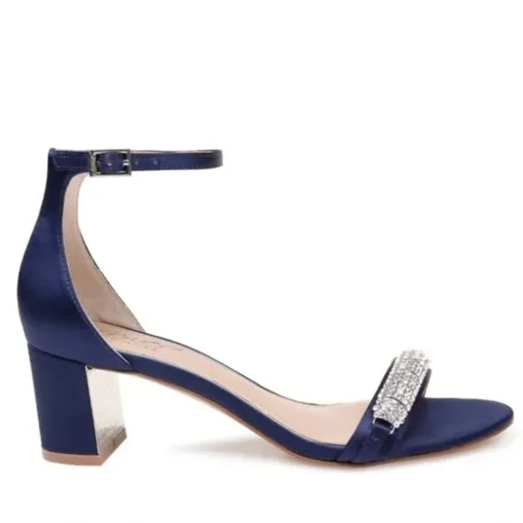 Badgley Mischka Ramsay Block Heel Size 7 New $109