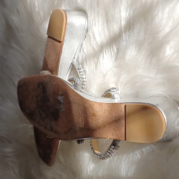 Badgley Mischka  rhinstone  sandals