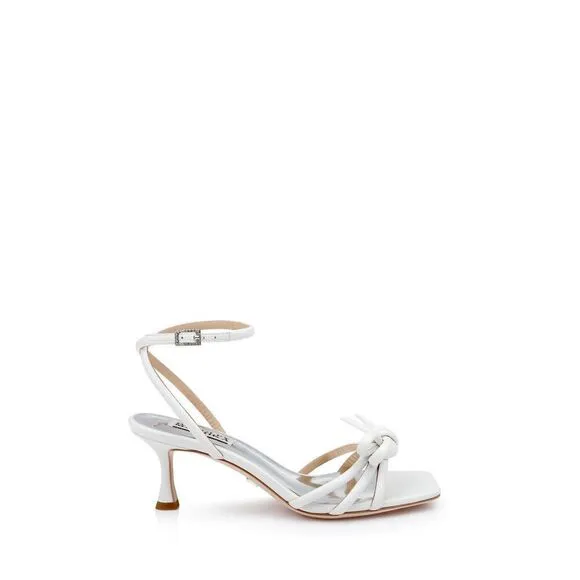 Badgley Mischka Loyalty MP7223 Women 5.5 Kitten Heel Knot Detail Sandals ZPO1214
