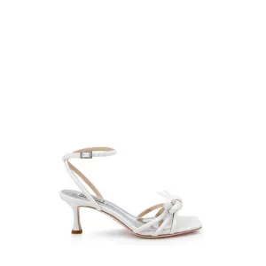 Badgley Mischka Loyalty MP7223 Women 5.5 Kitten Heel Knot Detail Sandals ZPO1214