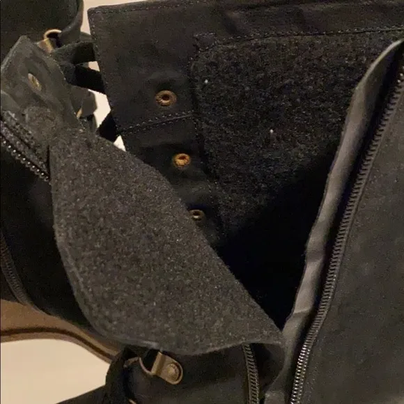 Badura black suede made with natural leather Platform shoes