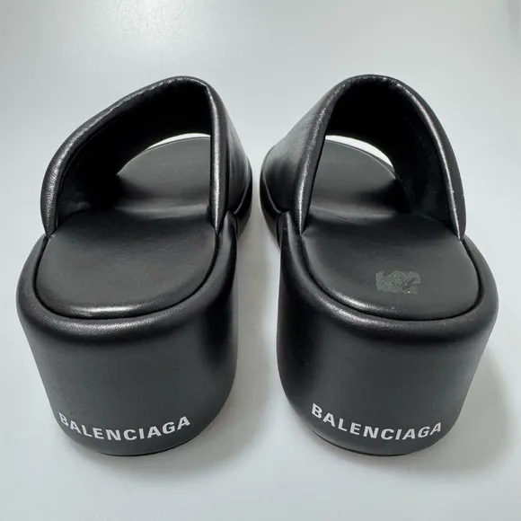Balenciaga Rise Wedge Sandals Black Women’s Size EU 41/US 11