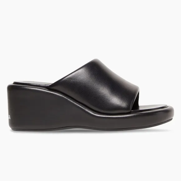 Balenciaga Rise Wedge Sandals Black Women’s Size EU 41/US 11