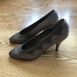 Bally Floral Grey Pumps - 6.5