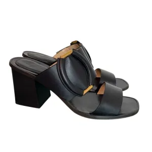BANANA REPUBLIC Ravello Block Heel Leather Italian Sandals \\ 11