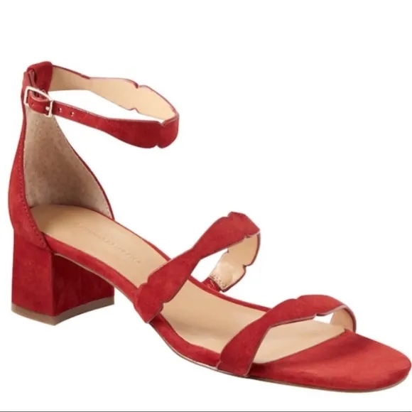 Banana Republic Suede Sandals NIB