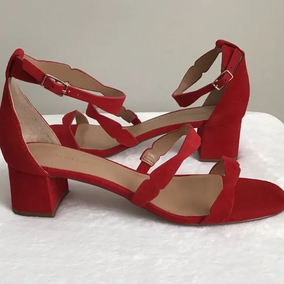 Banana Republic Suede Sandals NIB